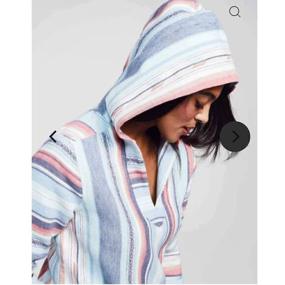 Faherty Baja Poncho Hoodie S - Picture 2 of 11